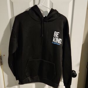Be Kind Black Hoodie Sweatshirt - Men